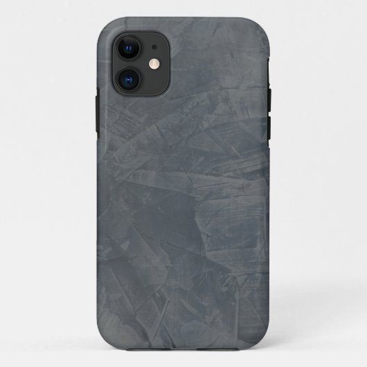 Einfarbig Grau Case-Mate iPhone Hülle (Rückseite)