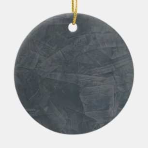 Einfarbig Grau Keramikornament