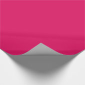 Einfarbig: Himbeere Geschenkpapier (Ecke)