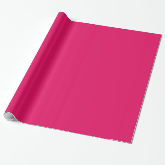 Einfarbig: Himbeere Geschenkpapier (Ungerollt)