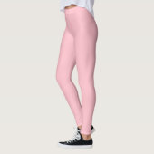 Einfarbig Rosa Leggings (Links)