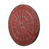 Einfarbig Rot Dartscheibe (Vorderseite rechts)
