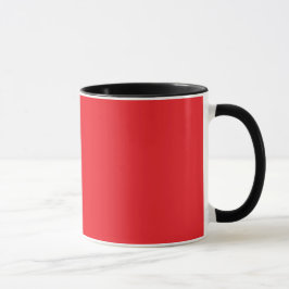 Einfarbig roter Hintergrund Tasse