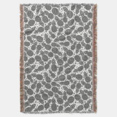 Einfarbige Ananas 2 Decke (Vorderseite Vertikal)