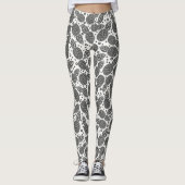 Einfarbige Ananas 2 Leggings (Vorderseite)