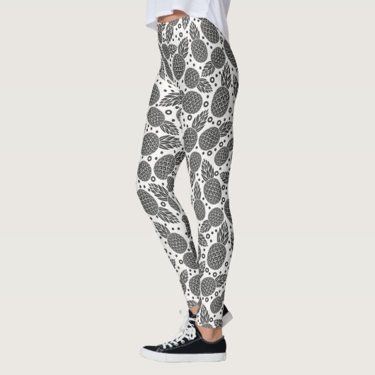 Einfarbige Ananas 2 Leggings (Links)
