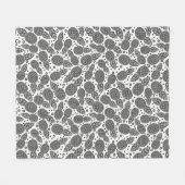 Einfarbige Ananas Fleecedecke (Vorderseite (Horizontal))