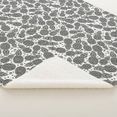 Einfarbige Ananas Sherpadecke (3/4)