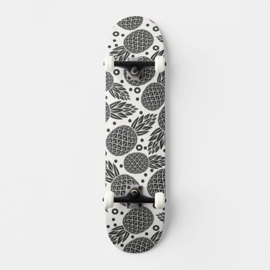 Einfarbige Ananas Skateboard (Vorderseite)