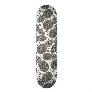 Einfarbige Ananas Skateboard