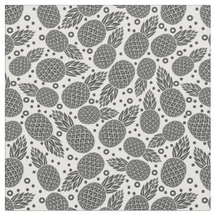 Einfarbige Ananas Stoff