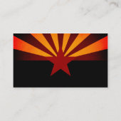 Einfarbige Arizona-Flagge Visitenkarte (Rückseite)