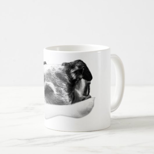 Einfarbige Blicke Kaffeetasse (VorderseiteRechts)