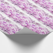 Einfarbige Blume-Wrapping Paper Geschenkpapier (Ecke)