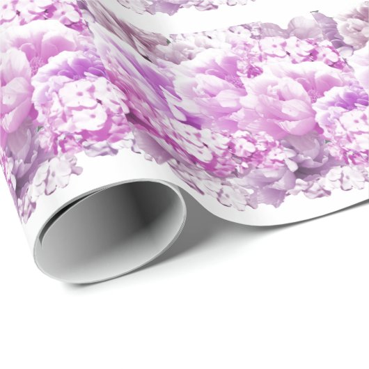 Einfarbige Blume-Wrapping Paper Geschenkpapier (Rolleneckpunkt)