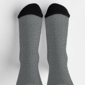 Einfarbige Crew-Socken mit zusätzlichem Design Socken (Oben)