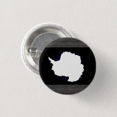 Einfarbige die Antarktis-Flagge Button (Vorne & Hinten)