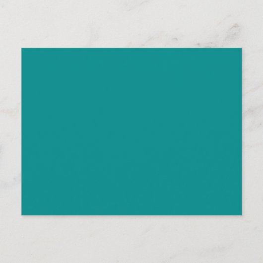 Einfarbige dunkelzyklinblaue Leere Postkarte (Vorderseite)