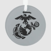 Einfarbige EGA - Schwarz Ornament (Rückseite)