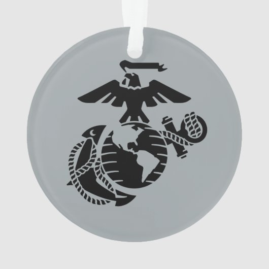 Einfarbige EGA - Schwarz Ornament (Rückseite)