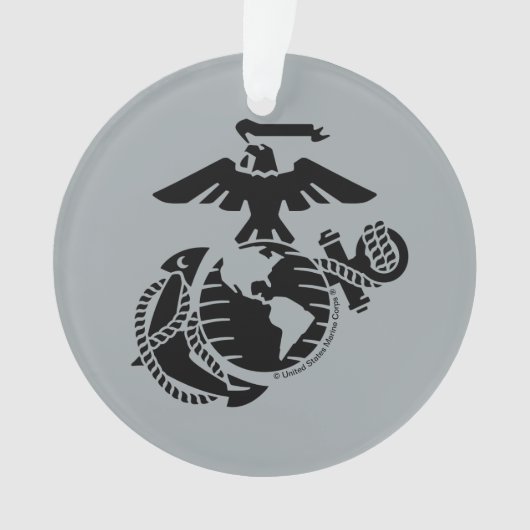 Einfarbige EGA - Schwarz Ornament (Vorderseite)