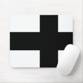 Einfarbige Finnland-Flagge Mousepad (Mit Mouse)