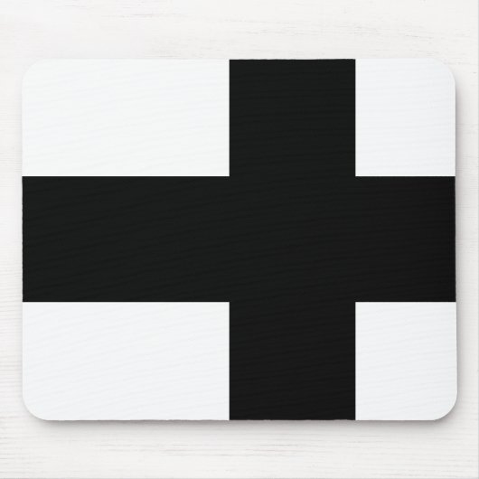 Einfarbige Finnland-Flagge Mousepad (Vorne)