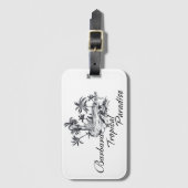 Einfarbige Gepäckmarke anpassen Gepäckanhänger (Vorderseite Vertikal)