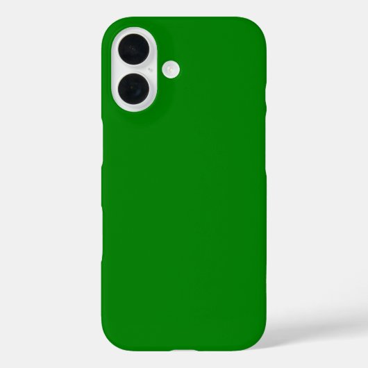 Einfarbige grüne Farbe Case-Mate iPhone Hülle (Rückseite)