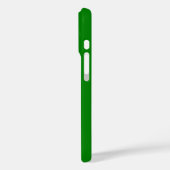 Einfarbige grüne Farbe Case-Mate iPhone Hülle (Rückseite / Links)