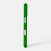 Einfarbige grüne Farbe iPhone 16 Hülle (Rechte Seite)