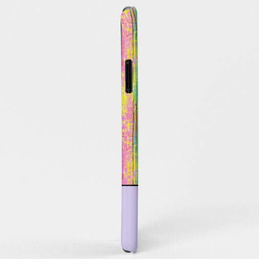 Einfarbige Initialen lila hinzufügen Case-Mate iPhone Hülle (Hinten/Rechts)