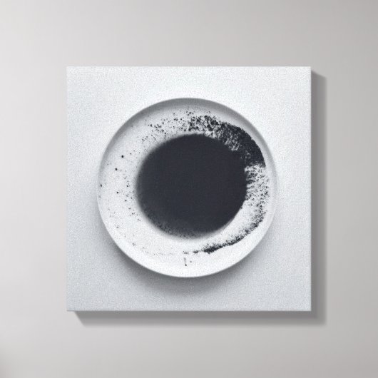 Einfarbige Kaffeetextur abstrakt Art. 1 Leinwanddruck (Vorderseite)