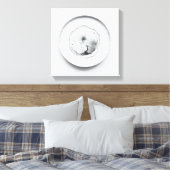 Einfarbige Kaffeetextur abstrakt Art 2 Leinwanddruck (Insitu (Schlafzimmer))