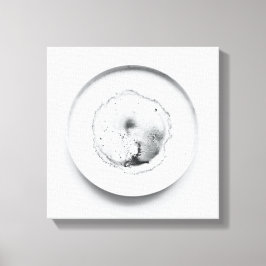 Einfarbige Kaffeetextur abstrakt Art 2 Leinwanddruck