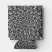 Einfarbige Mandala Dosenkühler (Rückseite)