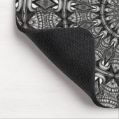 Einfarbige Mandala Mousepad (Ecke)