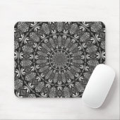 Einfarbige Mandala Mousepad (Mit Mouse)