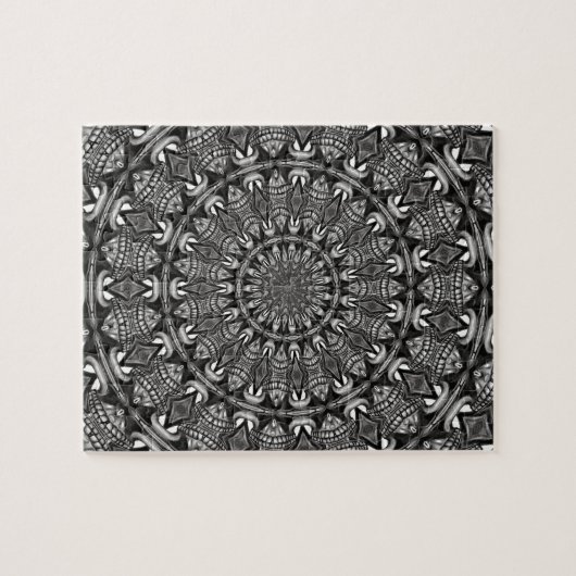 Einfarbige Mandala Puzzle (Horizontal)