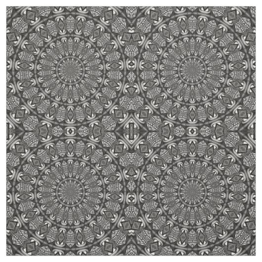 Einfarbige Mandala Stoff (Muster)