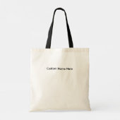 Einfarbige Pflanze des Curly Inky Heart Tote Bag Tragetasche (Rückseite)