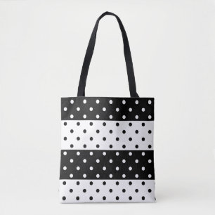 Einfarbige Polka-Punkt-Tasche Tasche