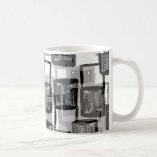 Einfarbige Quadrate Kaffeetasse