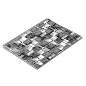 Einfarbige Quadrate Notizblock (Linke Seite)