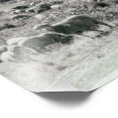 Einfarbige Schafzucht Niedlicher Herde Antike Fotodruck (Ecke)