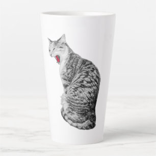 Einfarbige Tasse der Tabby Cat Art