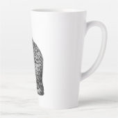Einfarbige Tasse der Tabby Cat Art (Rechts)