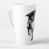 Einfarbige Tasse des Tabby Cat (Linke Ecke)