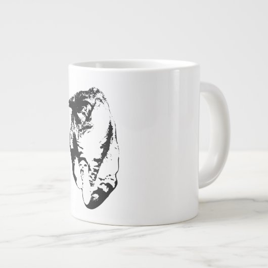 Einfarbige Tasse des Tabby Cat (Vorderseite Rechts)