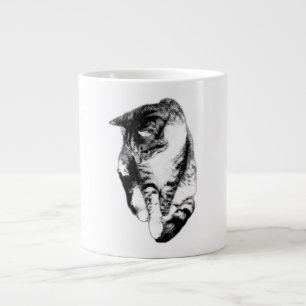Einfarbige Tasse des Tabby Cat